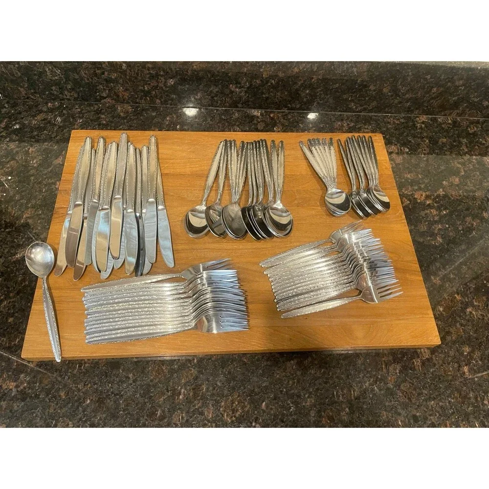 Riviera Stainless Steel Japan - 70-Piece Flatware Set